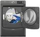 Maytag® Pet Pro System 7.4 Cu. Ft. Volcano Black Front Load Gas Dryer-1