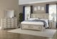 Vaughan-Bassett Rustic Hills Spiced Cream King Sleigh Storage Bed-4