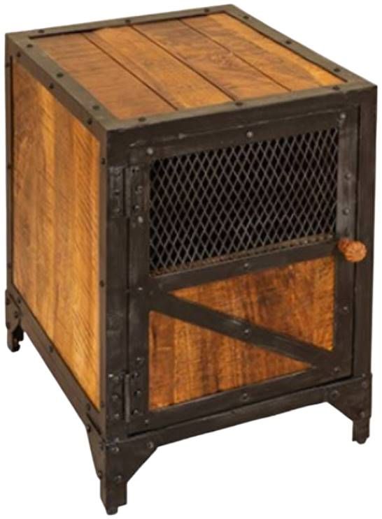 Progressive® Furniture Everest Black/Tawny Nightstand Bob Mills Furniture