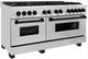 ZLINE Autograph Edition 60" Stainless Steel Pro-Style Dual Fuel Natural Gas Range-3