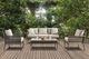 Furniture of America® Aleisha Beige/Gray Wicker Outdoor Patio Sofa-1