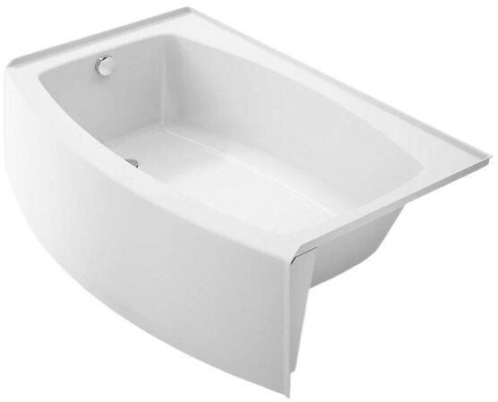 KOHLER® Expanse® White 60" x 32" Alcove Bath - Left Drain-0
