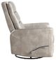 New Classic® Home Furnishings Takami Gray Manual Swivel Recliner-4
