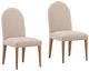 Dovetail Furniture Thema 2-Piece Natural/Sand Dining Chair Set-0