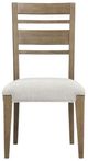 Magnussen Home® Plum Creek Elite Dove/Sierra Brown Dining Side Chair-2