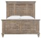 Magnussen Home® Lancaster Dovetail Gray King Shutter Panel Headboard-1