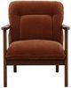 Dovetail Furniture Talesa Brown/Canna Rust Occasional Chair-1