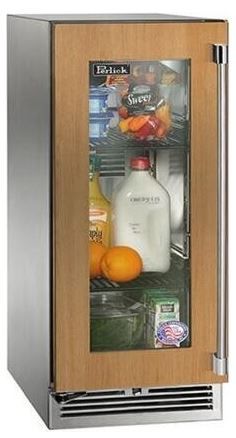 Perlick® Signature Series 15" 2.8 Cu. Ft. Panel Ready Under the Counter Refrigerator with Glass Door-0