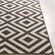 Surya Alfresco Black/Light Beige 5'x8' Area Rug-4