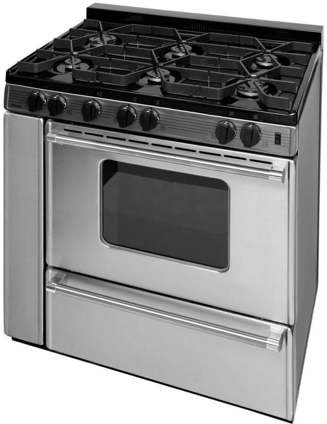 Premier Pro Series 36" Stainless Steel Pro Style Gas Range-2