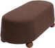 TOV Furniture Jaine Chocolate Brown Bench-4