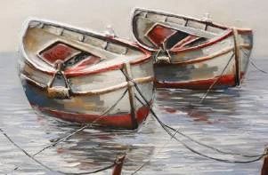 YHD Rowboat Harmony I Wall Art-1