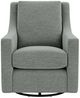 Flexsteel® Murph Blue Arctic Swivel Chair-1
