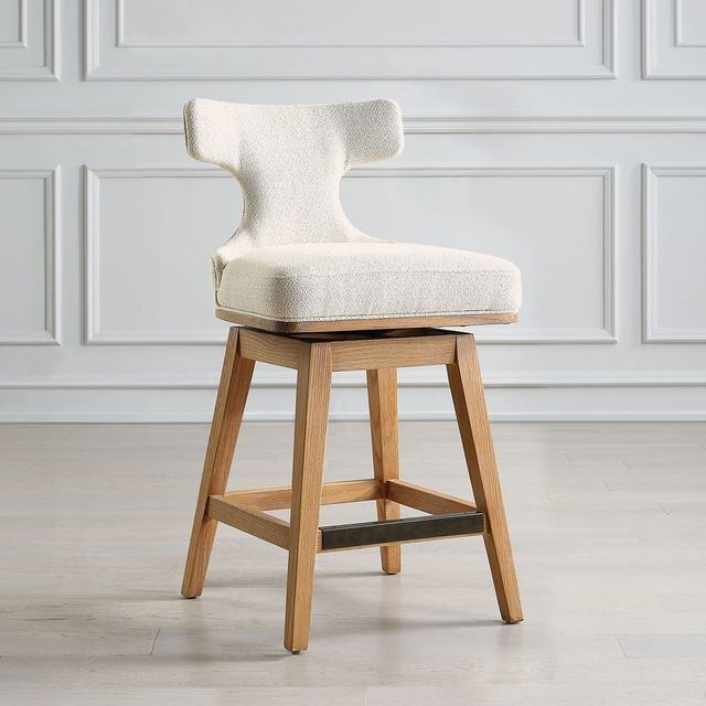 Uttermost® Klismos Off-White Counter Stool-1