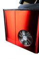 Danby® 12" 2 lb. Red Stainless Steel Counter Top Ice Maker-3