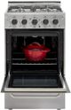 Unique® Appliances Prestige 20" Stainless Steel Freestanding Gas Range-2