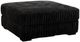 Albany Industries Mondo Black Ottoman-0