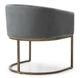 VIG Furniture Modrest Elisa Brass/Gray Dining Chair-3