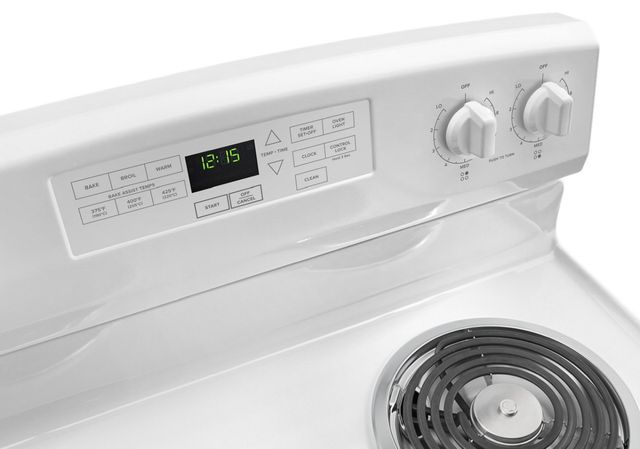 Amana® 30" White Freestanding Electric Range-2