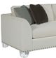 Fairfield® Customizable Urban Living Clipped Arm Sofa with Border Back and Acrylic Legs-1