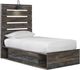 Signature Design by Ashley® Drystan Brown Youth Twin 2-Drawer Storage Panel Bed-0