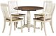Signature Design by Ashley® Wirloni 5-Piece Antique White/Brown Drop-Leaf Dining Set-2