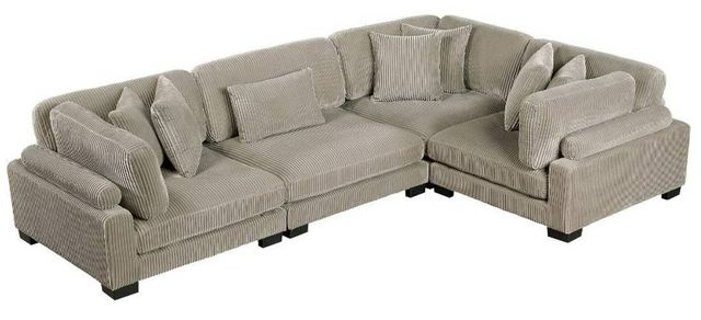 Homelegance® Traverse 4-Piece Taupe Modular Sectional-0