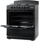 Element® 30” Black Freestanding Gas Range-4