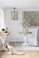 A & B Home Black/Whitewash Wood and Iron Chandelier-3