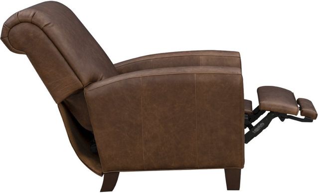 BarcaLounger® Harrington Clifton Chocolate Leather Manual Recliner-1