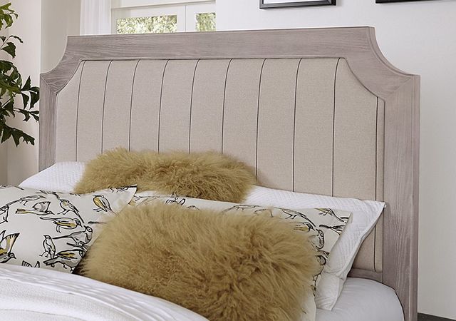 LM Co Home by Vaughan-Bassett Bungalow Home by Ben & Erin Napier Dover Gray King Upholstered Bed-2