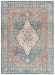 Surya Carlisle Dark Blue/Medium Brown 4'x6' Area Rug-0