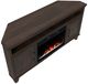 Legends Home Real Cozy Sonoma Java 64" Corner Fireplace Console-4