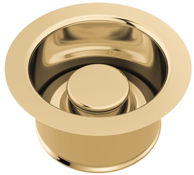 Brizo Brilliance® Polished Gold Kitchen Sink Disposal Flange with Stopper-0
