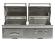 Coyote® Outdoor Living Hybrid 2-Burner Stainless Steel  Built In Liquid Propane Gas and Charcoal Grill-1