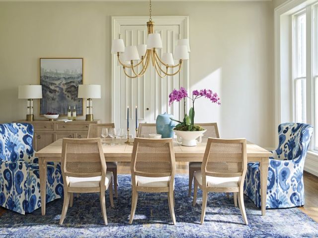 Lexington Home Sunday Morning Hawthorne Sandstone Rectangular Dining Table-2