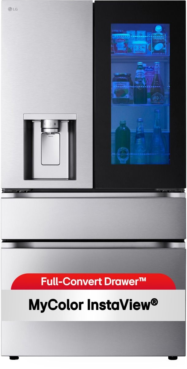 LG 36" 28.6 Cu. Ft. PrintProof™ MyColor™ Stainless Steel French Door Refrigerator-4