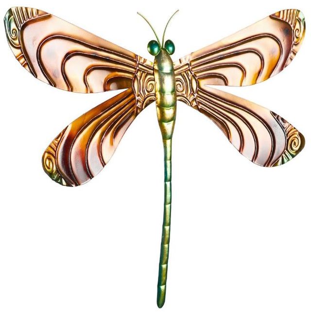 Deco Marche Multi-Colored Dragonfly Wall Decor-1
