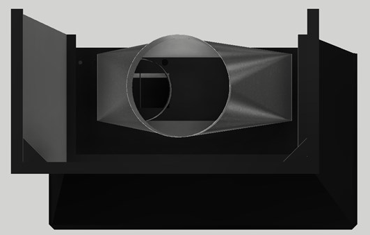 Vent-A-Hood® 48" Black Wall Hood-3