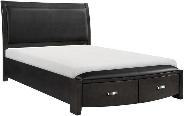 Homelegance® Lyric Black Storage Bed-0