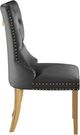 Meridian Furniture Carmen Gray Velvet Dining Chair-2