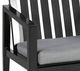 CabanaCoast® Customizable Studio Aluminum/Fabric Outdoor Dining Arm Chair-3