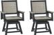 Signature Design by Ashley® Mount Valley Driftwood/Black Swivel Chair-4
