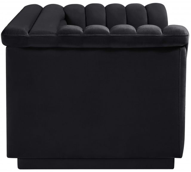 Meridian Furniture Cascade Black Velvet Loveseat-2