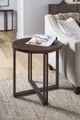 aspenhome® Zander Umber Round End Table-3