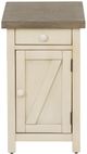 Coast2Coast Home™ Belsey Brown Side Table with Cream Base-3