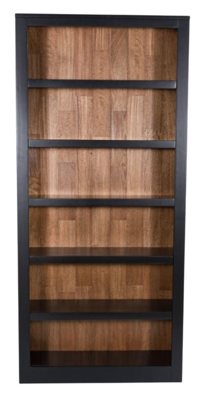 Signature Design by Ashley® Wildenauer Black/Brown Bookcase-2