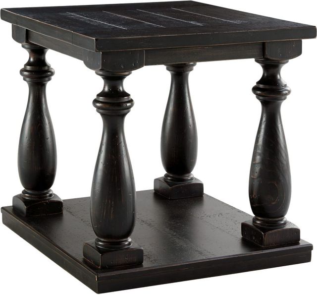 Signature Design by Ashley® Mallacar Black End Table-0