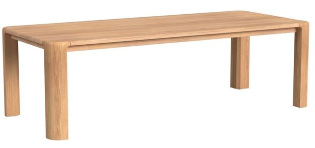 Sunset West Natural Teak Rectangular Outdoor Dining Table-0