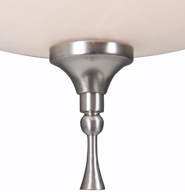 YHD Glacier Point Ivory Cloud/Satin Nickel 20'' Incandescent Pendant-3